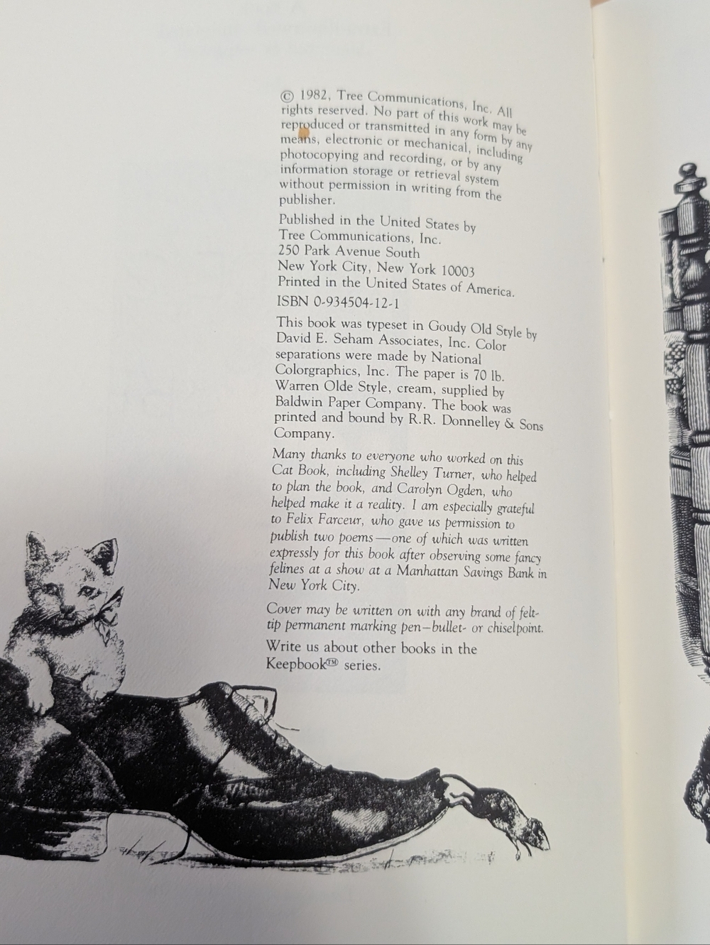 A Cat Notebook 1982 - Picture 4 of 4